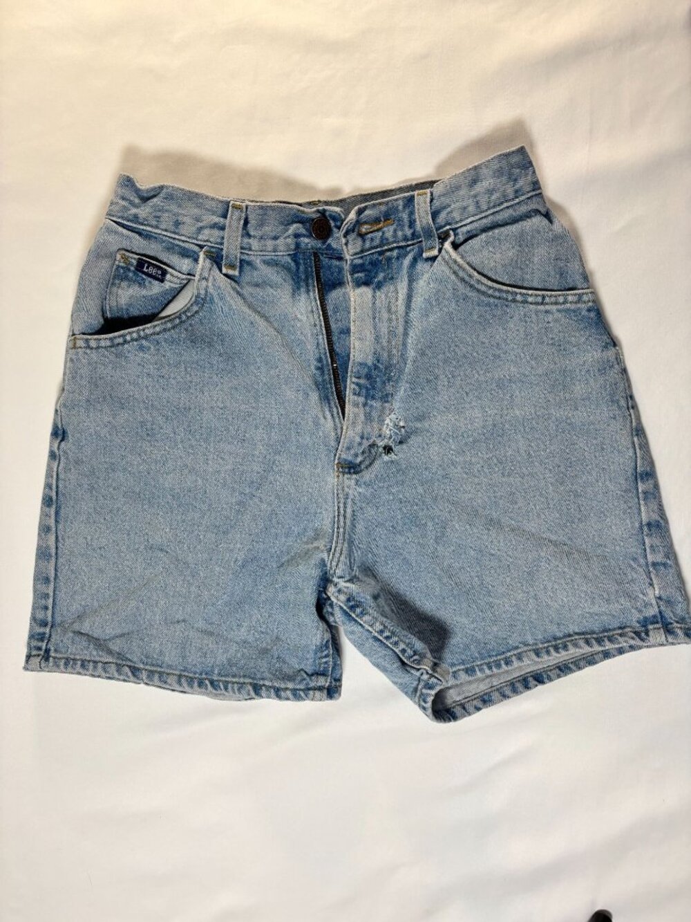 Lee Vintage Light Wash Denim Shorts (approx. size S)